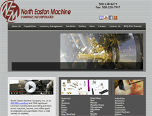 Tablet Screenshot of northeastonmachine.com